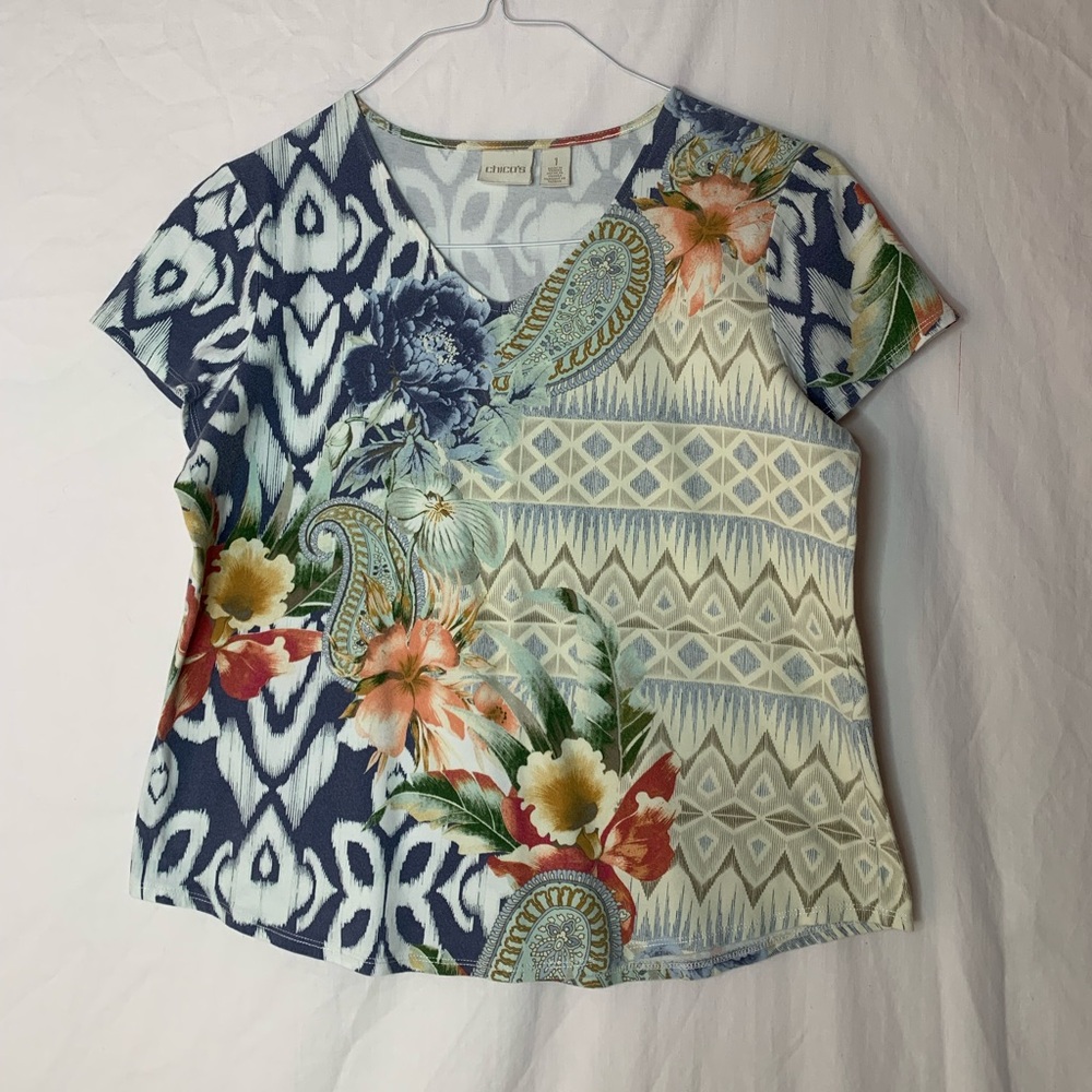 Chico’s short sleeve top (Chico’s size 1)